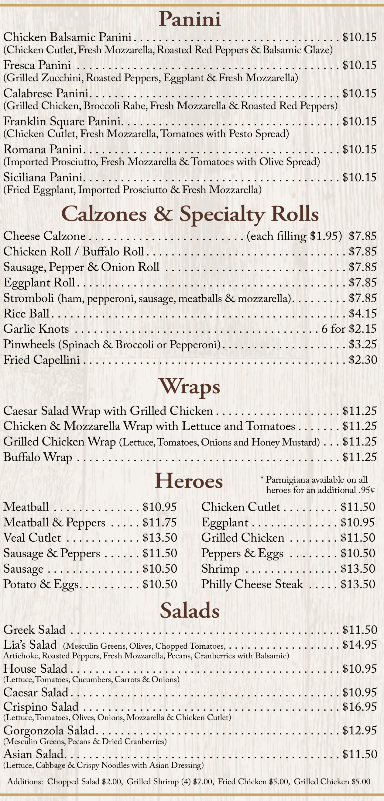 Menu 2