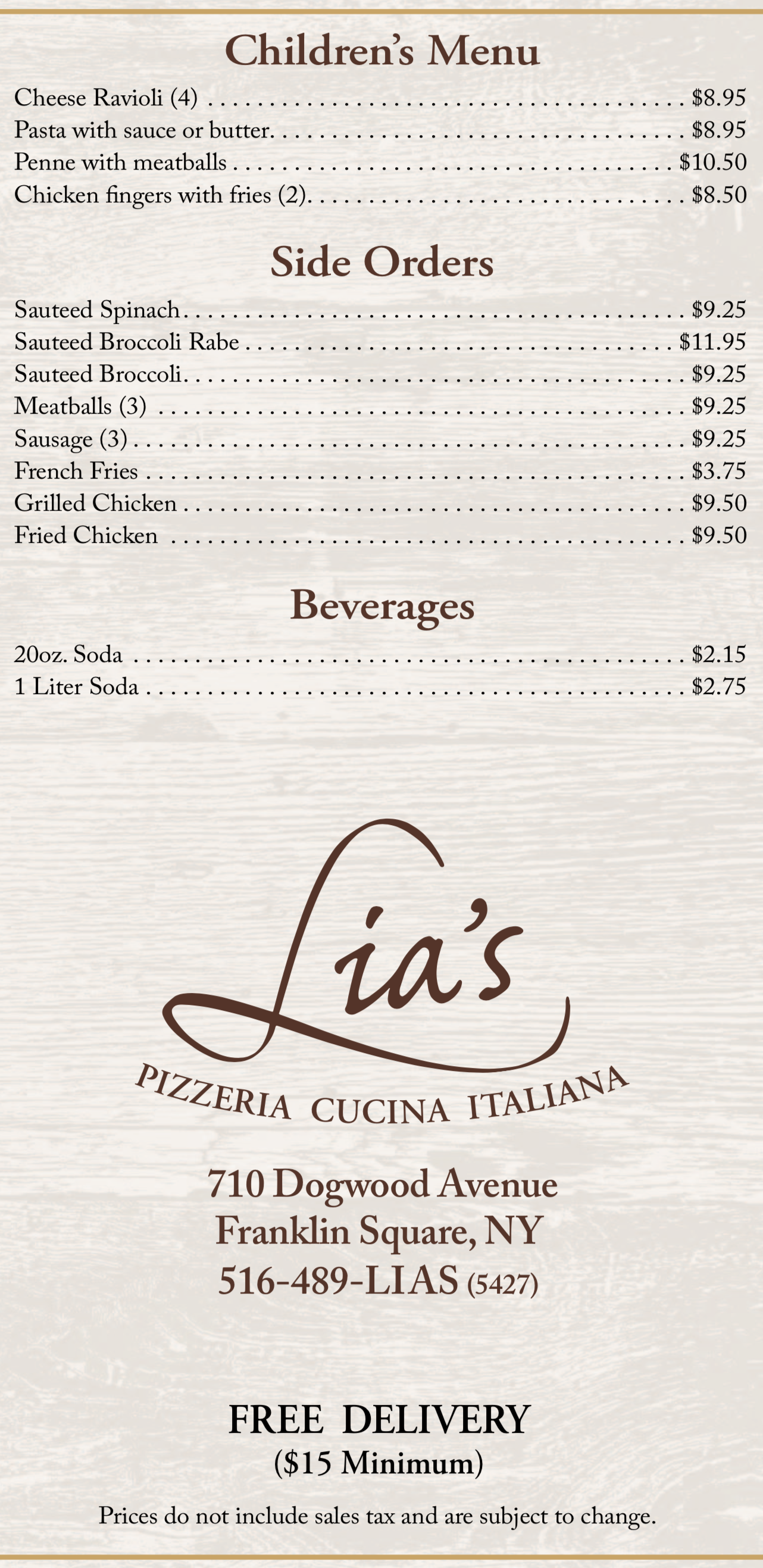 Menu 5